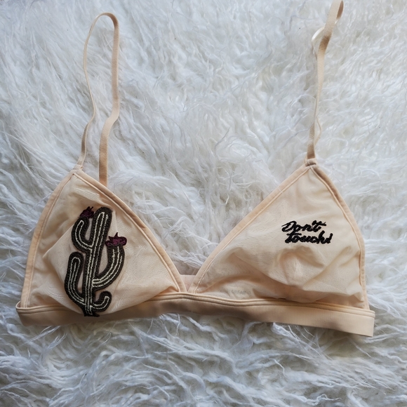 Pull&Bear Other - Sheer bralette with embroidered detail NWOT